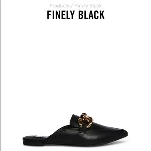 Steve Madden Finely Black Flat BRAND NEW